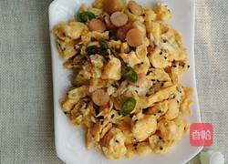 火腿肠炒鸡蛋的做法图解7