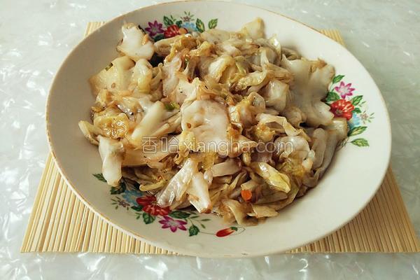 爆炒圆白菜