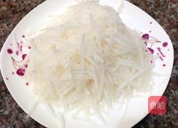 素炒萝卜丝的做法图解2