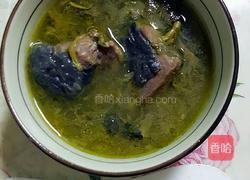 月子餐之折耳根炖鸡的做法图解4