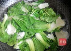 清炒香菇油菜的做法图解4