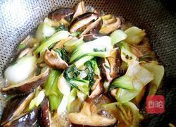 清炒香菇油菜的做法图解9