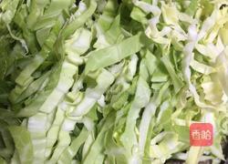 白菜炒粉丝的做法图解2