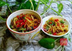 香菜辣椒腌芥菜的做法图解4