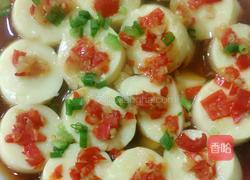 剁椒李锦记蒸鸡蛋豆腐的做法图解5