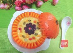 奶香小米南瓜粥的做法图解4