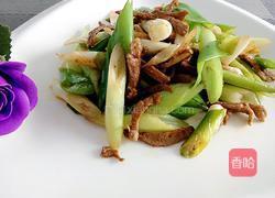 大葱炒肉的做法图解8