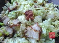 爆炒烧肉甘蓝菜的做法图解8