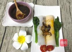 自制猪肉鸡蛋肠粉的做法图解11