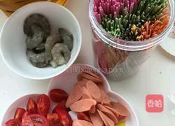五彩面条的做法图解2