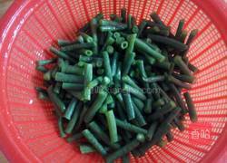 麻汁蒜泥豆角的做法图解3