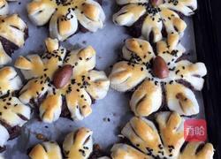 花朵.豆沙杏仁酥饼的做法图解12
