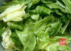 炝炒莲白的做法图解1