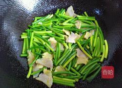莴苣蒜苗咸肉片的做法图解4