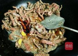 蒜苔炒牛肉的做法图解4