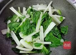小白菜炒肉丝的做法图解5