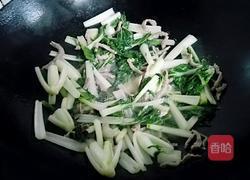小白菜炒肉丝的做法图解9