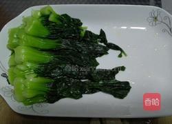 青菜炒香菇的做法图解3