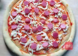 番茄奶酪披萨的做法图解12