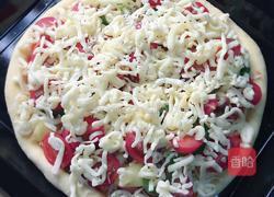 番茄奶酪披萨的做法图解16