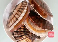 粉丝蒜蓉蒸扇贝的做法图解1