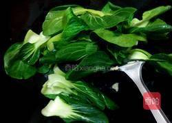 油菜炒鸡蛋的做法图解5