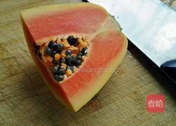 虫草花木瓜排骨汤的做法图解3