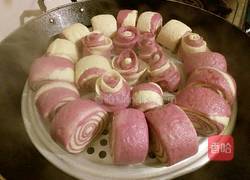 双色紫薯馒头卷的做法图解20