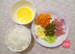 番茄酱蛋炒饭的做法图解2