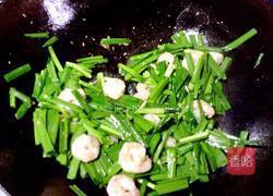 韭菜炒虾仁的做法图解9