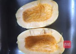 西餐烤焗意大利面条南瓜的做法图解3