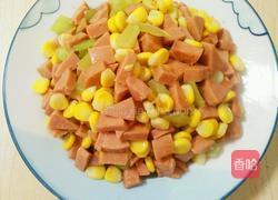 玉米粒炒火腿的做法图解7