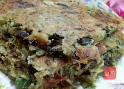 槐花鸡蛋煎饼的做法图解8