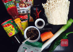 清炒金针菇的做法图解1