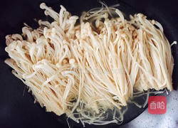 清炒金针菇的做法图解2