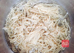 清炒金针菇的做法图解3