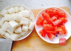 番茄炒年糕的做法图解2