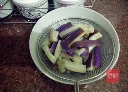 香辣茄子炒肉的做法图解3