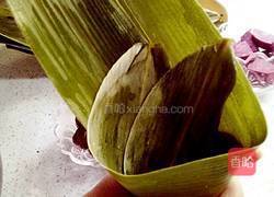紫薯蜜枣粽的做法图解3