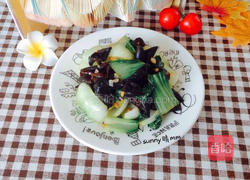 素炒木耳青菜的做法图解7