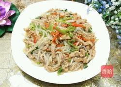 肉丝炒豆芽的做法图解11