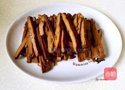 青椒炒豆干的做法图解2