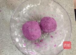紫番薯糯米饼的做法图解5
