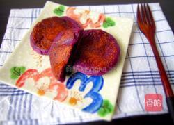 紫番薯糯米饼的做法图解8