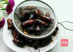 香酥开口蚕蛹的做法图解8