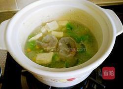 虾仁豆腐丝瓜汤的做法图解6