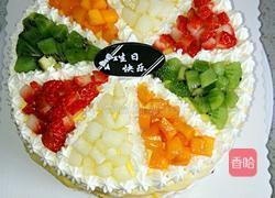 草莓芒果千层的做法图解8