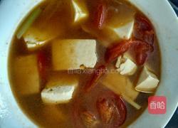 番茄豆腐汤的做法图解4