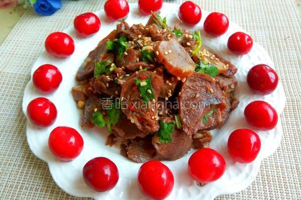 凉拌五香牛肉