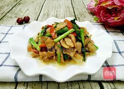 蒜苗炒肉的做法图解8